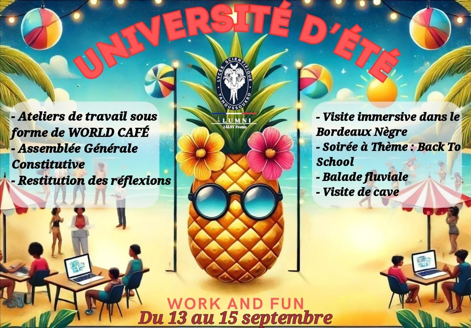 Université d'été flyer